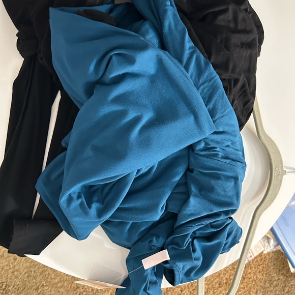 Teal Long Sleeve Wide Leg Jumpsuit NWT - Picture 7 of 7